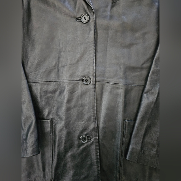 NWT - Leather Jessica Holbrook Black Soft & Supple Jacket - Size 1X - Picture 2 of 9